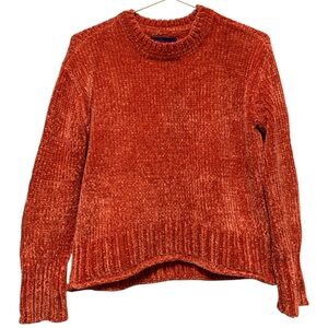 5for20 Aeropostale burnt orange chenille oversized sweater